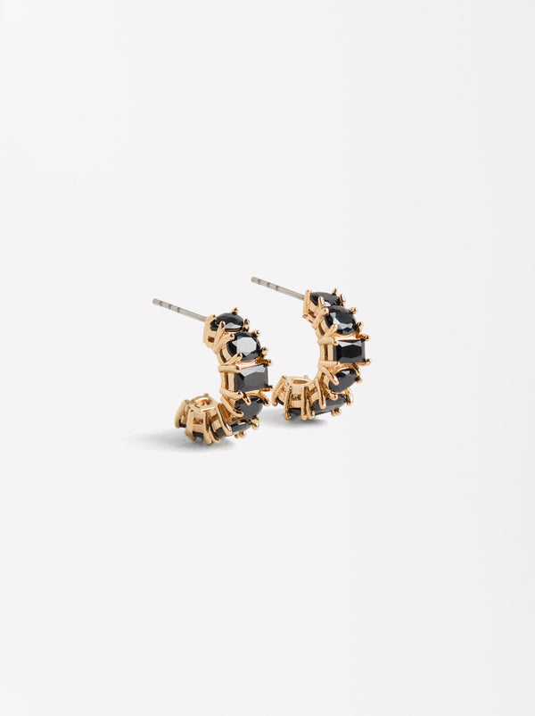 Earrings With Zirconia