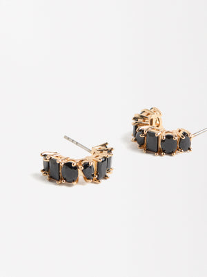 Earrings With Zirconia