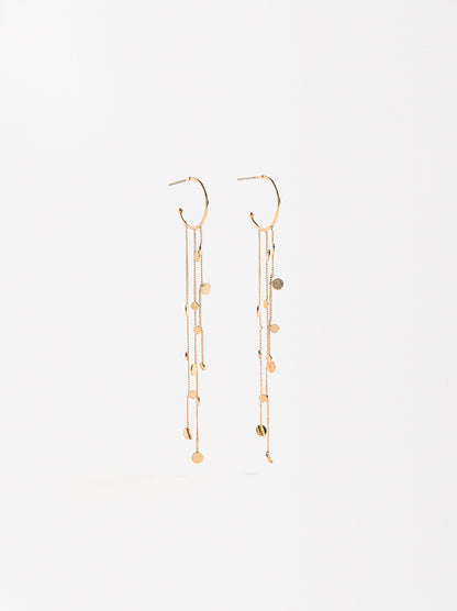 Multi-Chain Hammered Effect Hoops