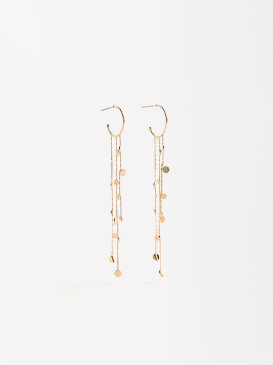 Multi-Chain Hammered Effect Hoops