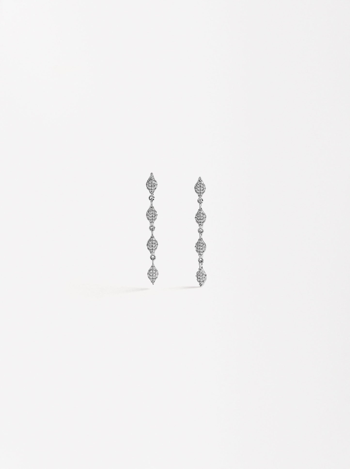 Long Earrings With Zirconias