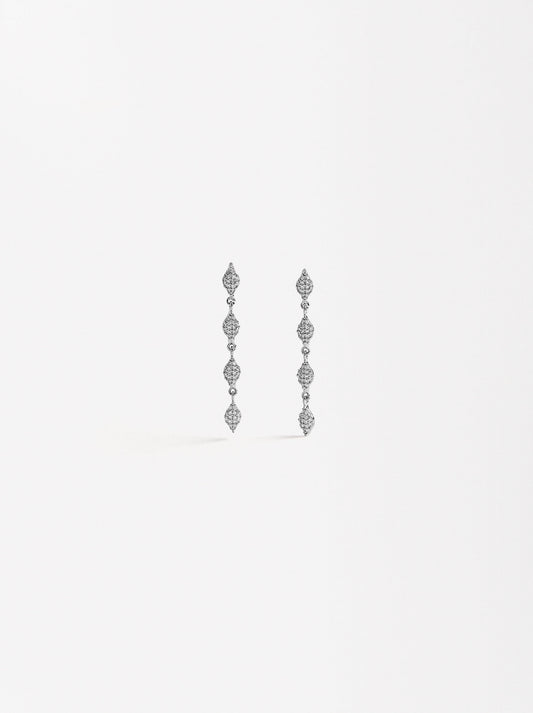 Long Earrings With Zirconias
