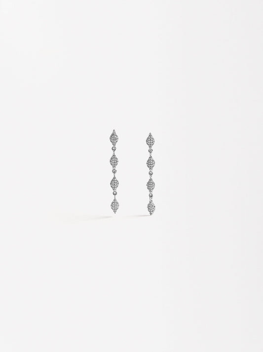 Long Earrings With Zirconias