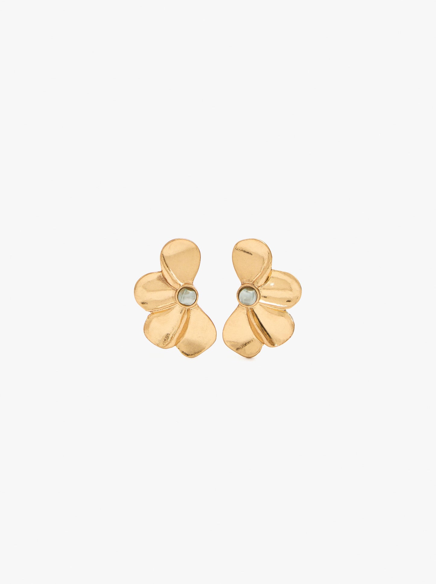 Half-Flower Earrings
