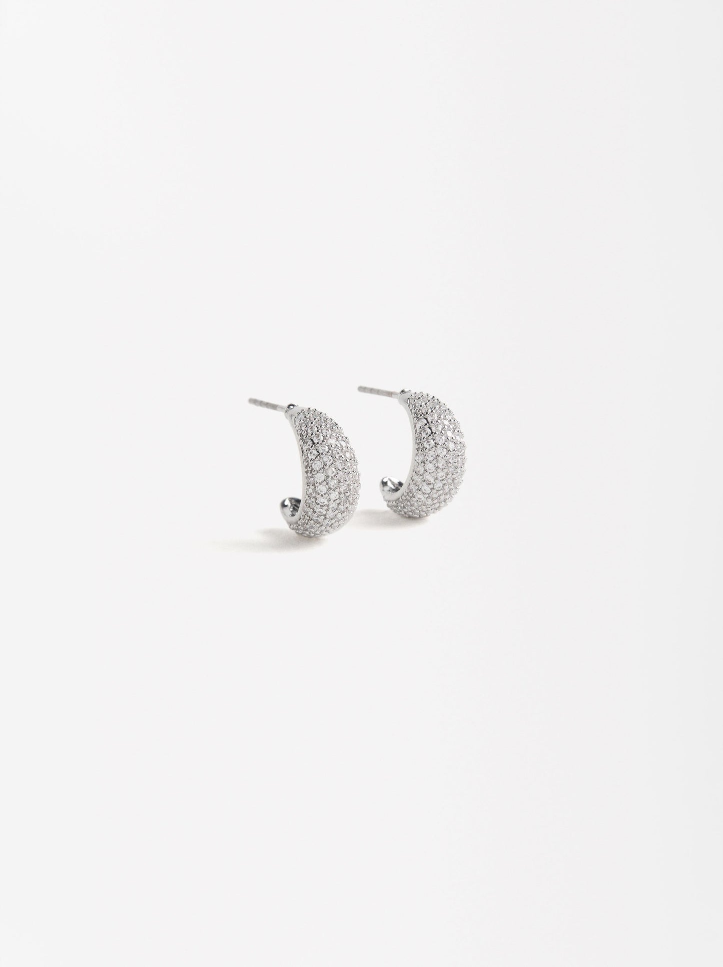 Drop Earrings With Zirconia