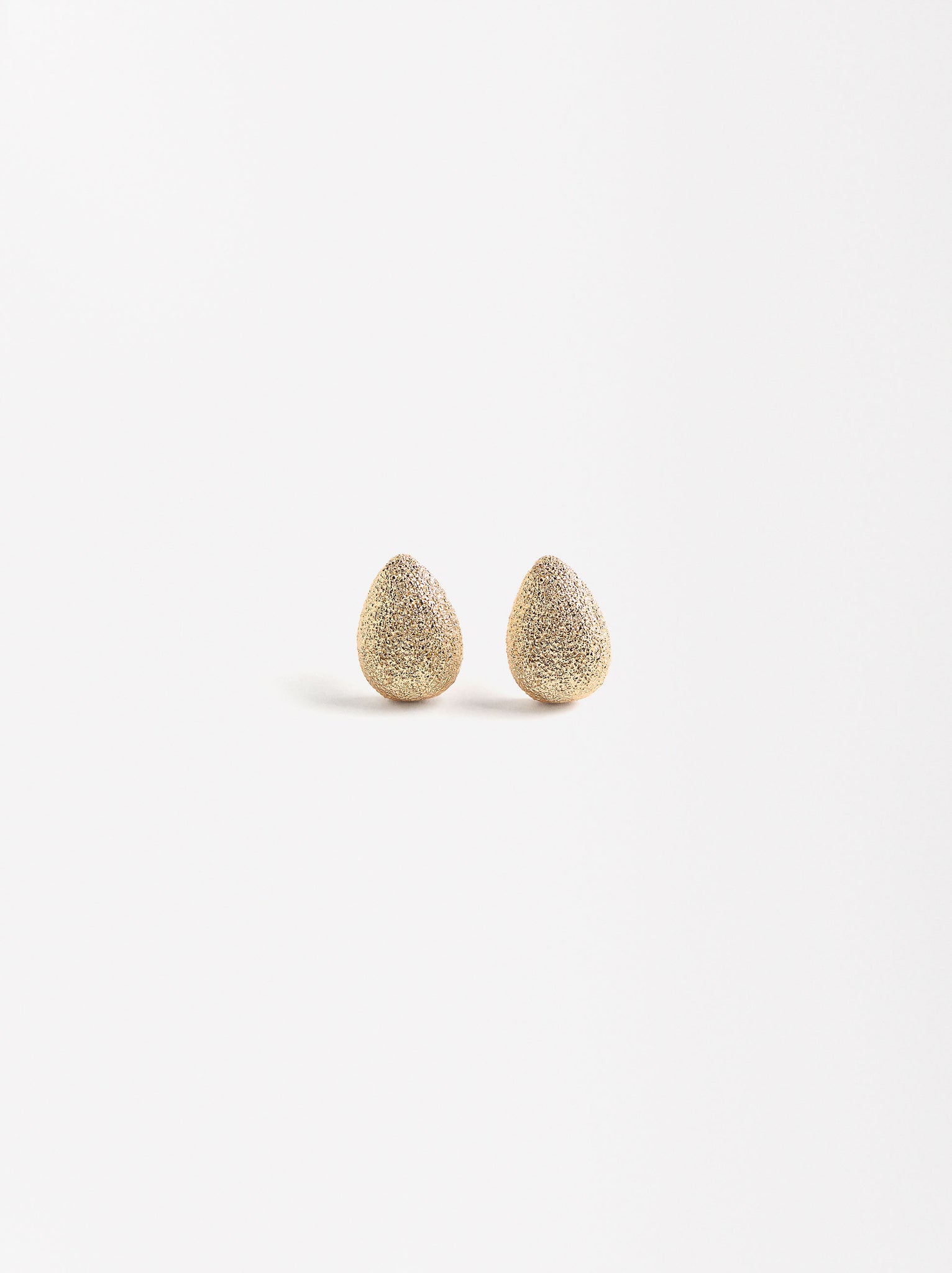 Hammered Effect Drop Earrings