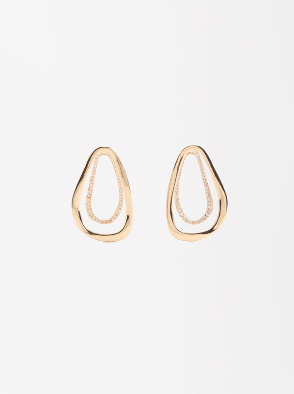 Double Zirconia Earrings