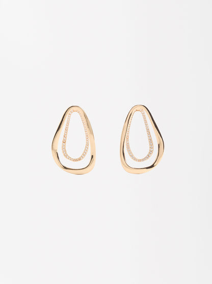 Double Zirconia Earrings