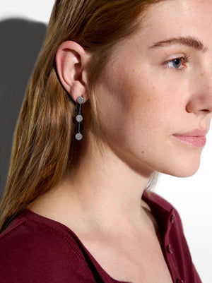 Long Earrings With Zirconia