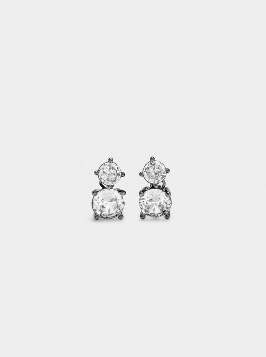 Short Earrings With Zirconia