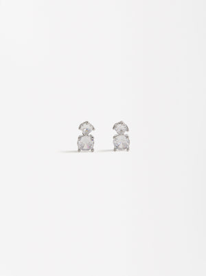 Short Zirconia Earrings