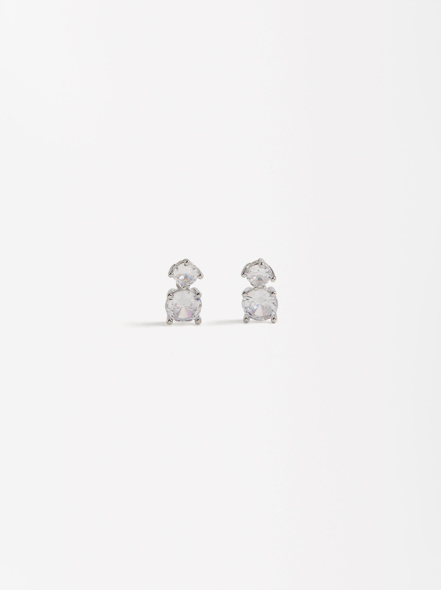 Short Zirconia Earrings