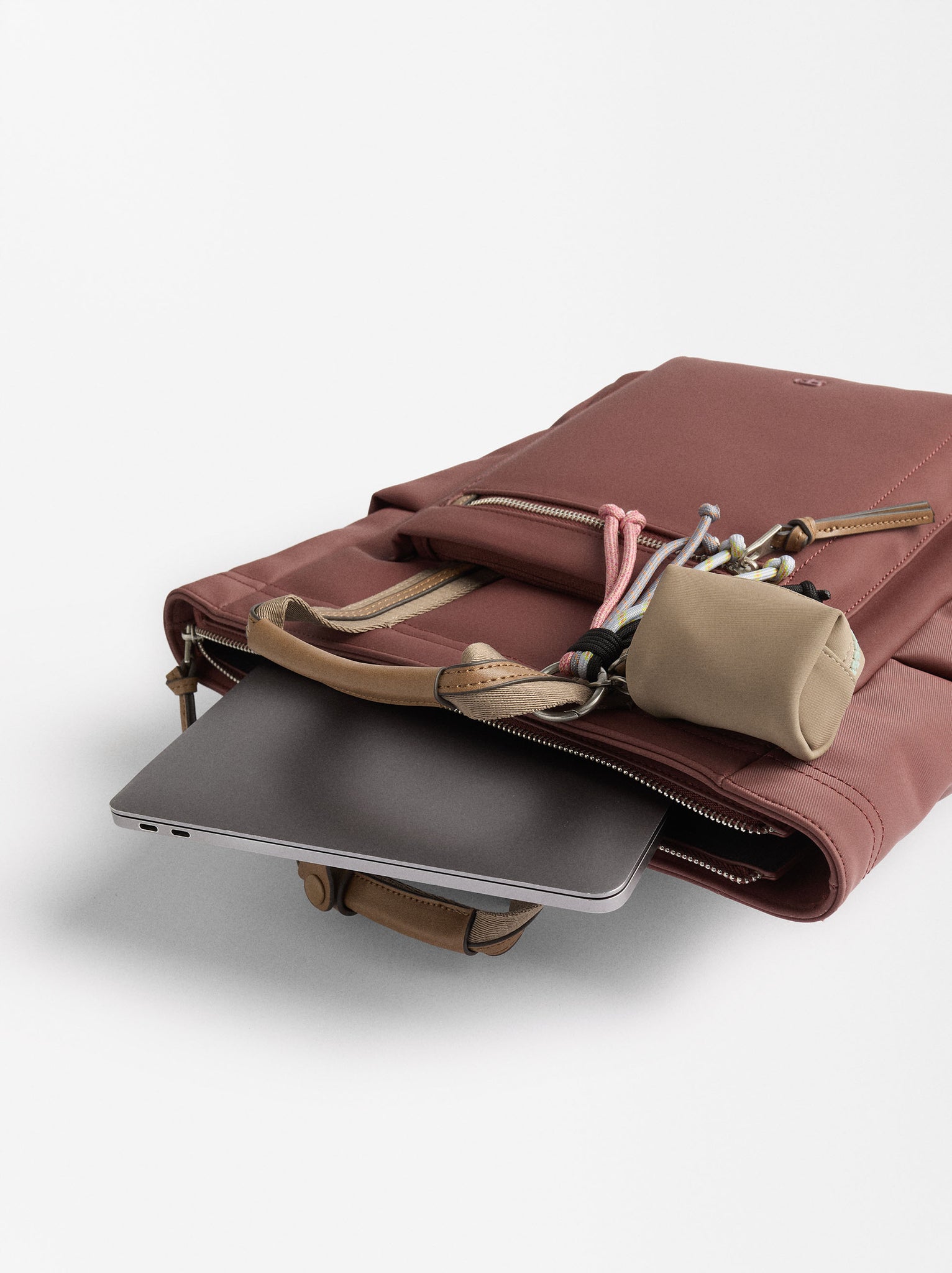 Nylon-Effect Backpack For 13" Laptop