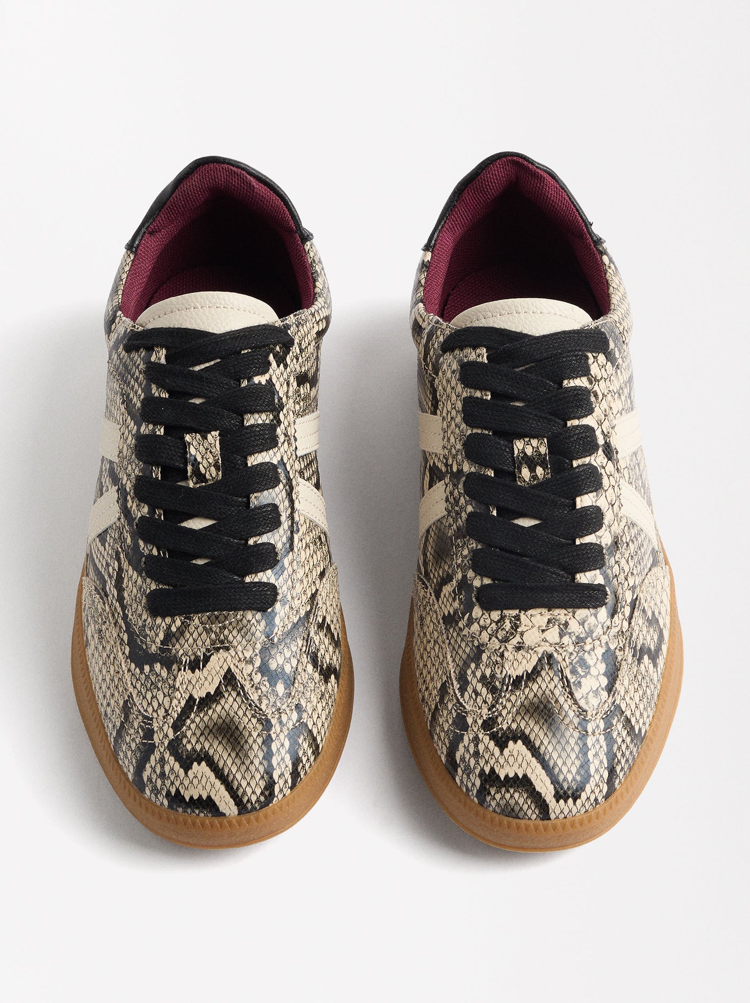 Sneakers Contrast And Animal Print