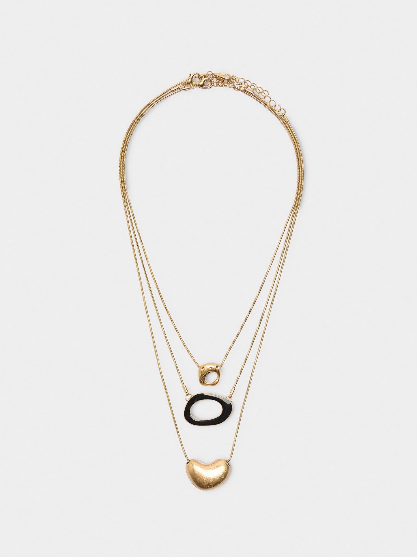 Set Of Necklaces With Pendants