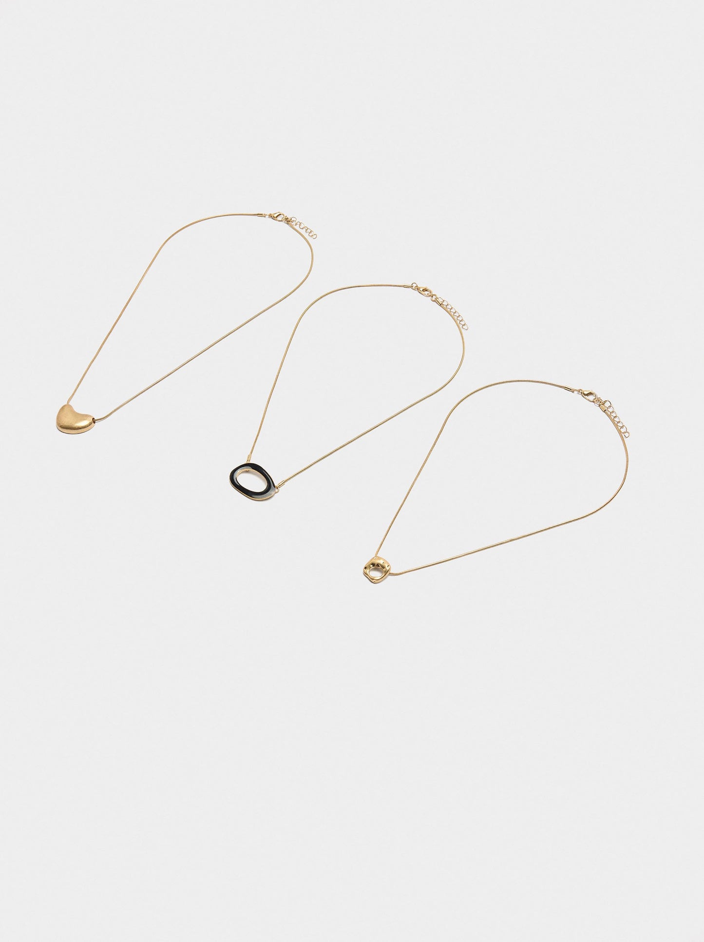 Set Of Necklaces With Pendants