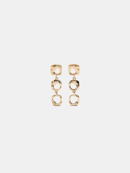 Long Irregular Hoop Earrings
