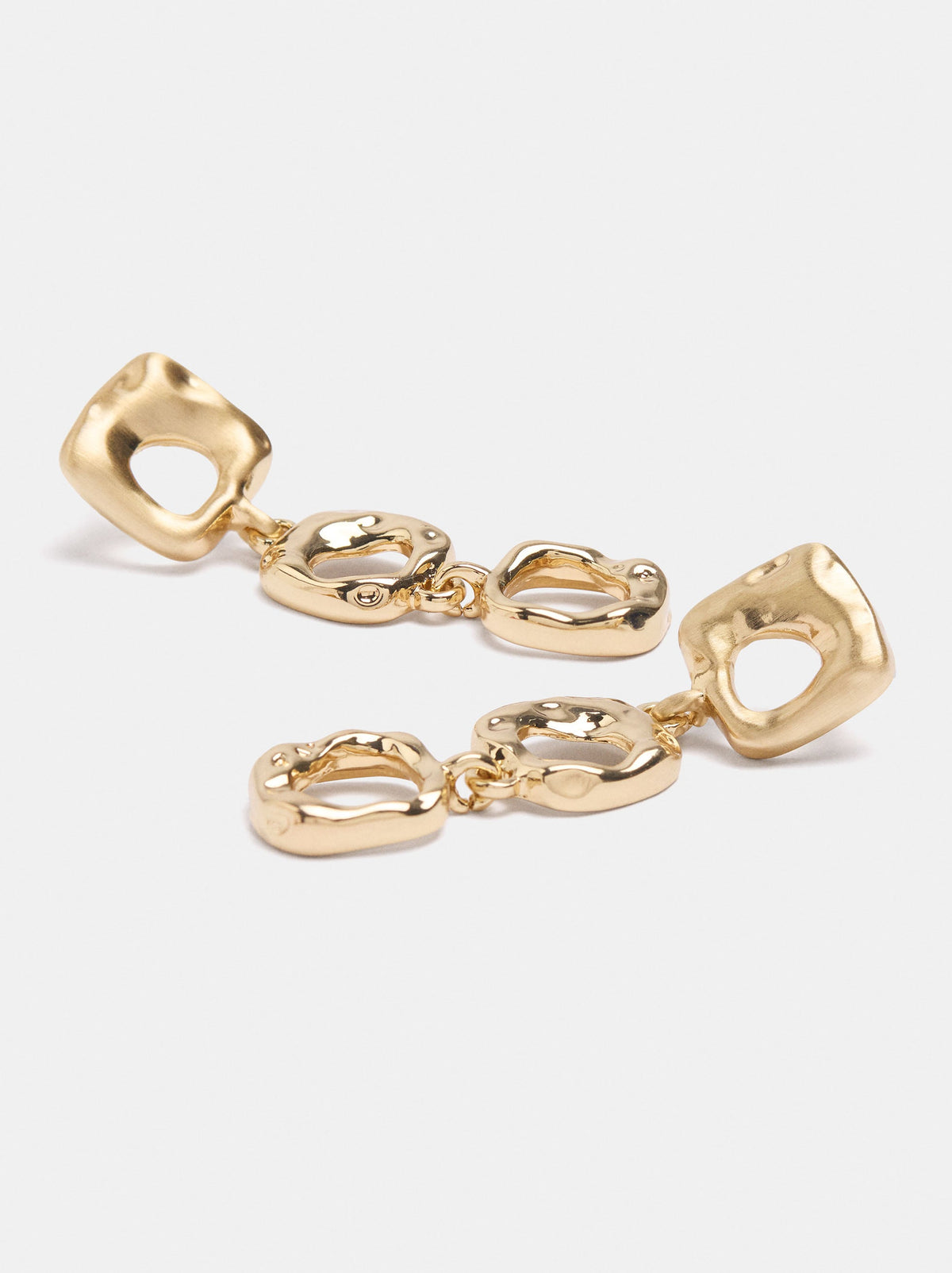 Long Irregular Hoop Earrings