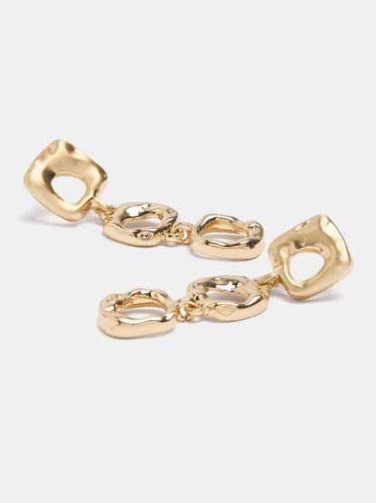 Long Irregular Hoop Earrings