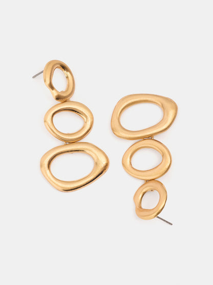Long Hoop Earrings