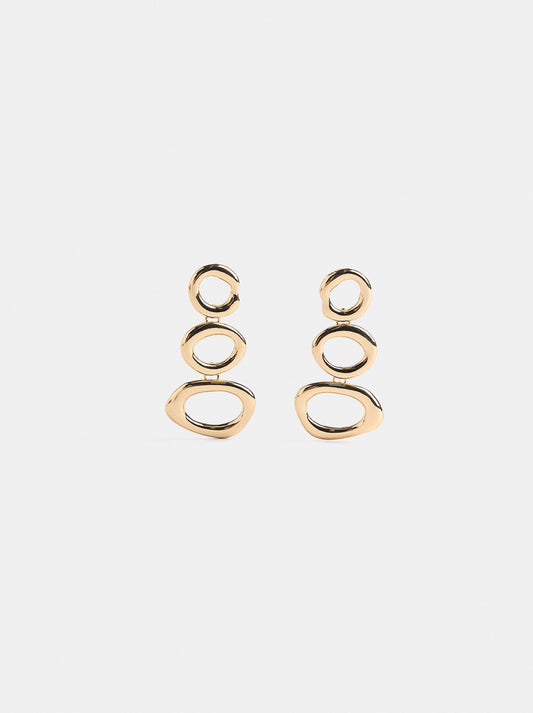 Long Earrings With Hoops