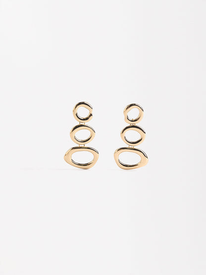 Long Earrings With Hoops