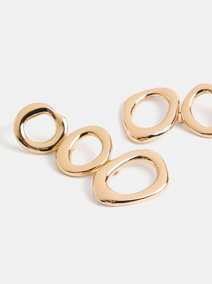 Long Earrings With Hoops