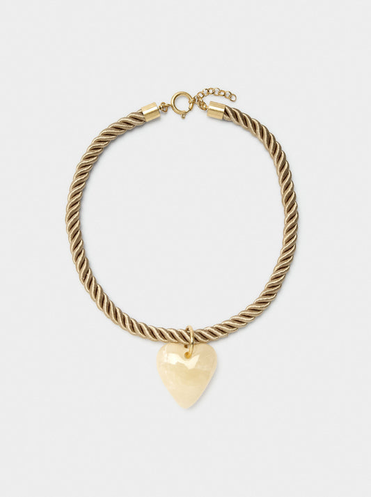 Short Necklace With Heart