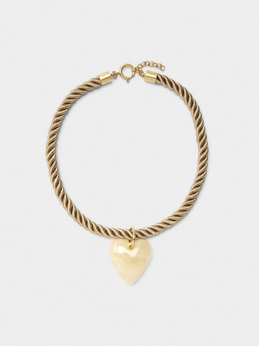 Short Necklace With Heart