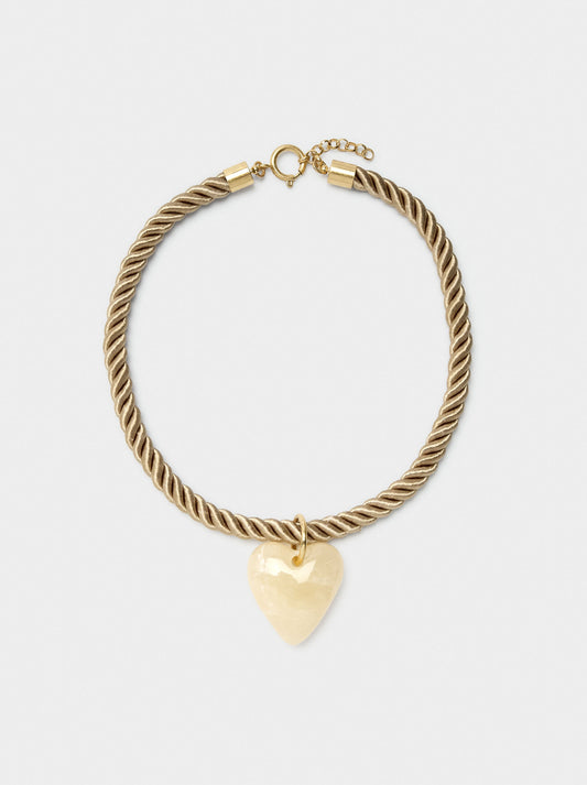 Short Necklace With Heart