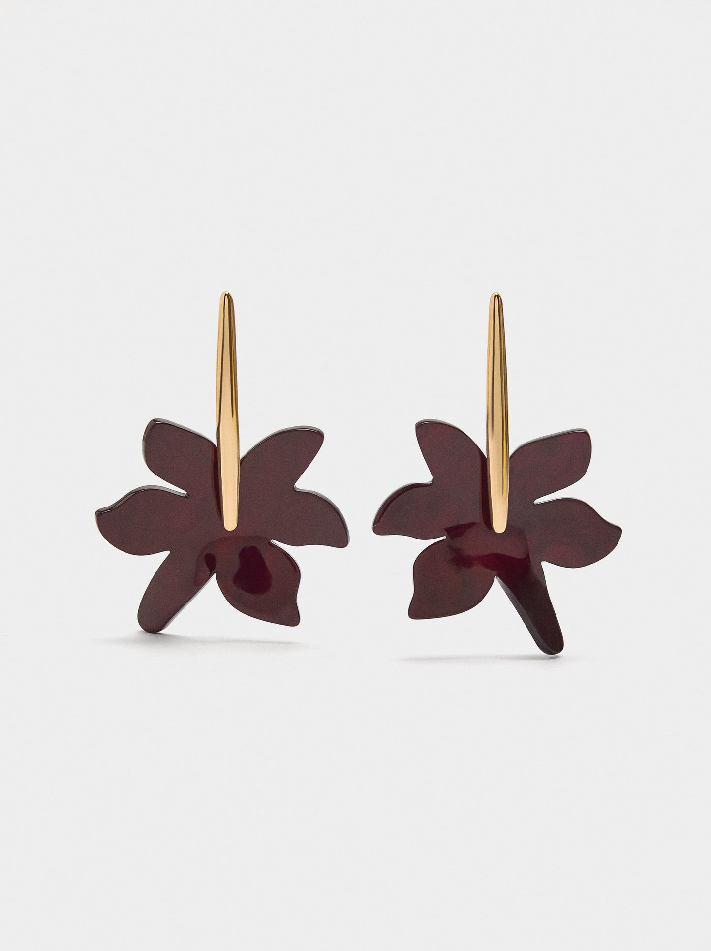 Long Earrings With Stone Effect