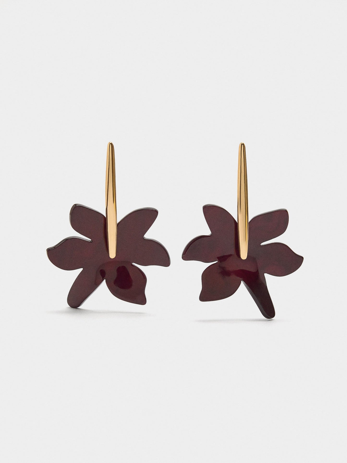 Long Earrings With Stone Effect
