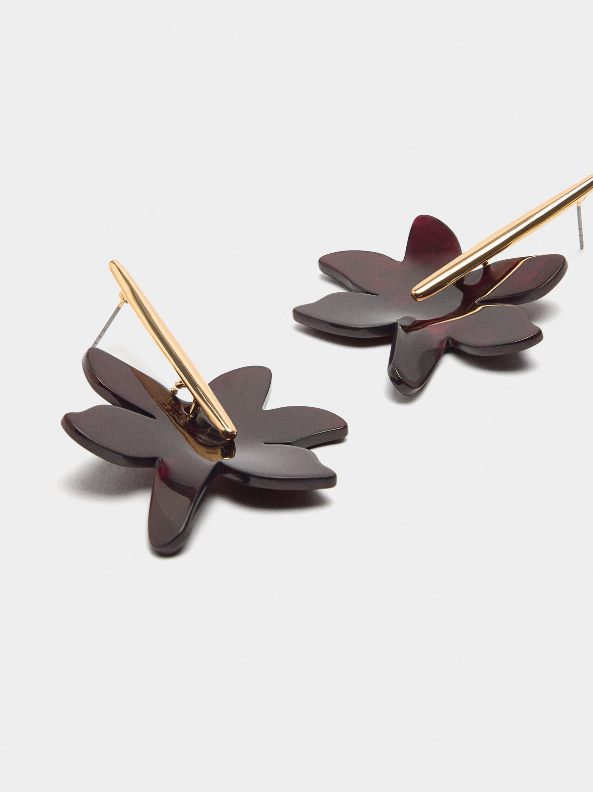 Long Earrings With Stone Effect