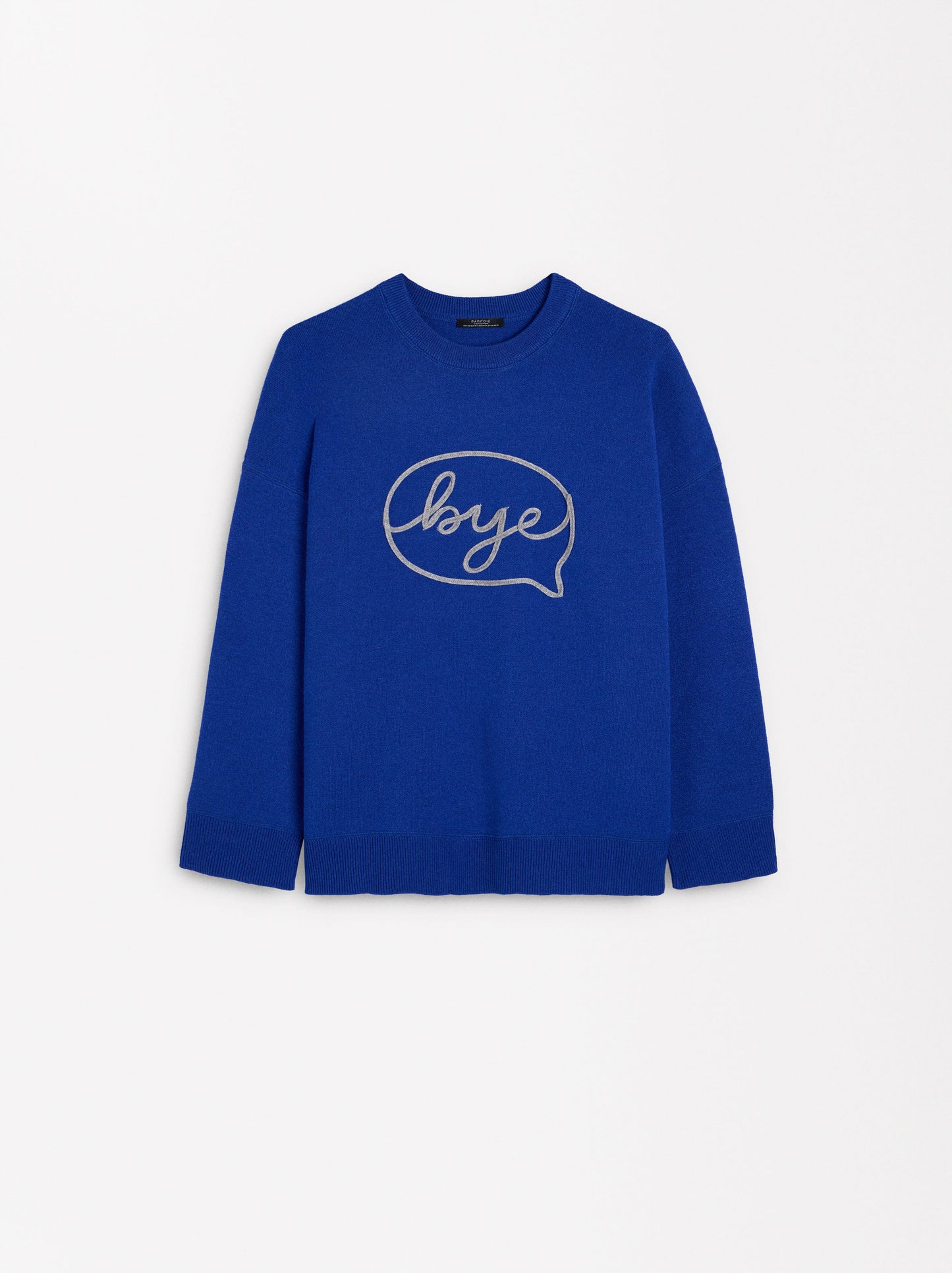 Knitted Sweater With Embroidery
