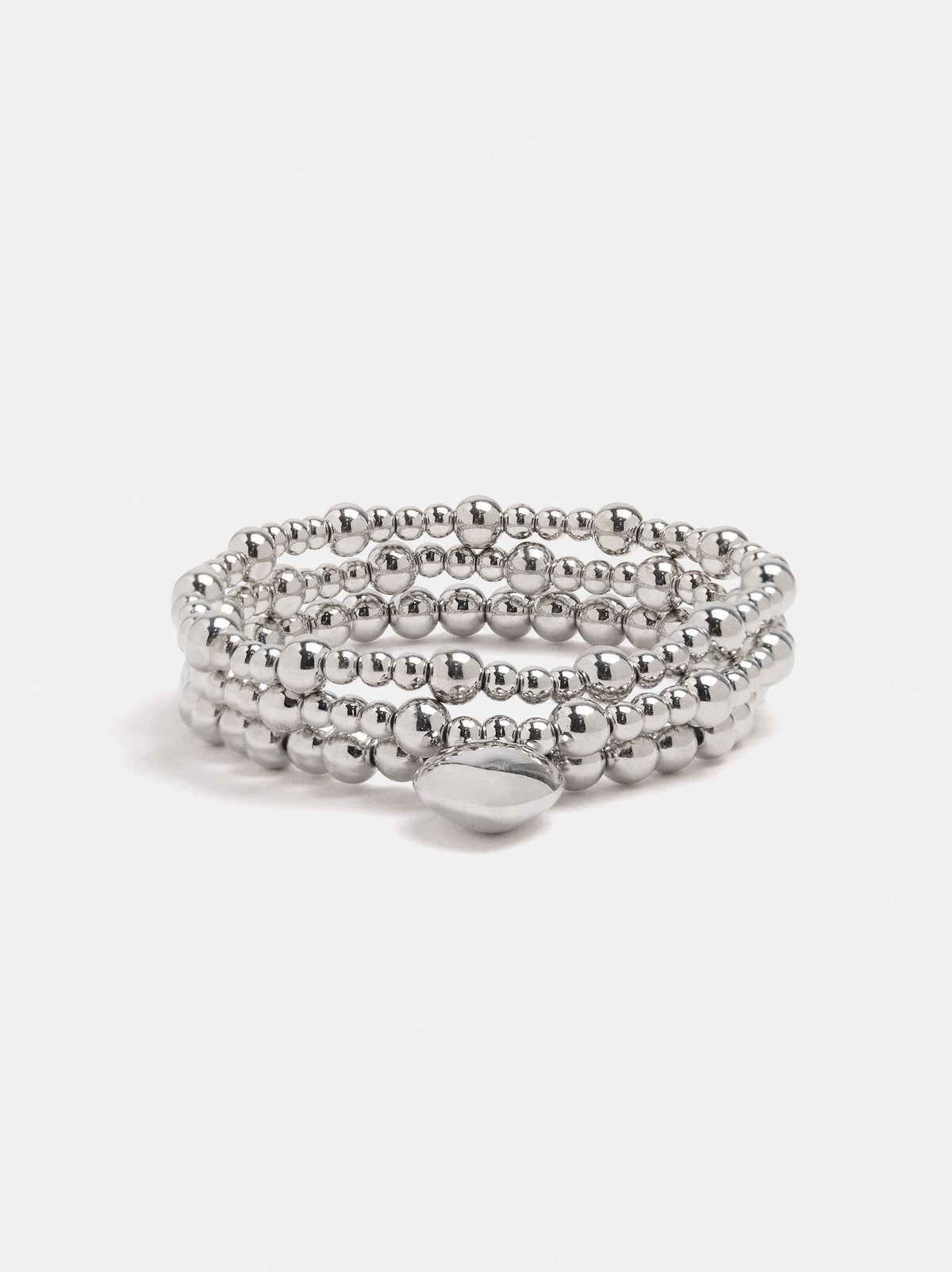 Set Of Elasticated Heart Bracelets