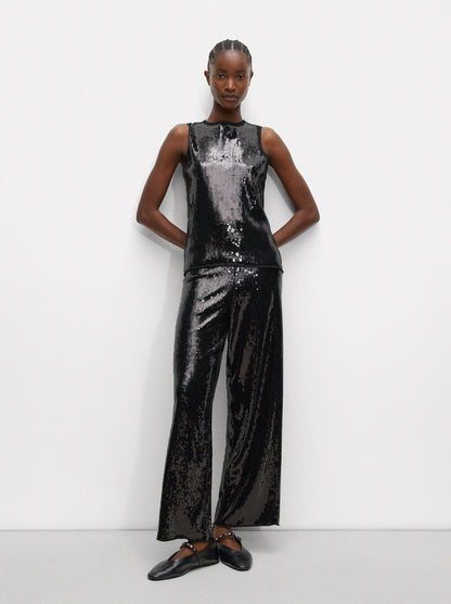 Knit Top With Sequins