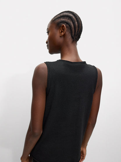 Knit Top With Sequins