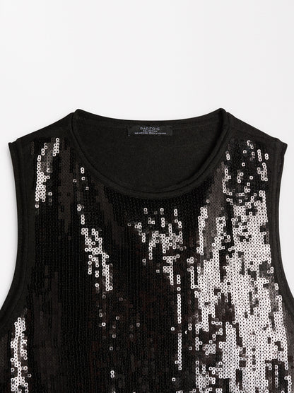Knit Top With Sequins
