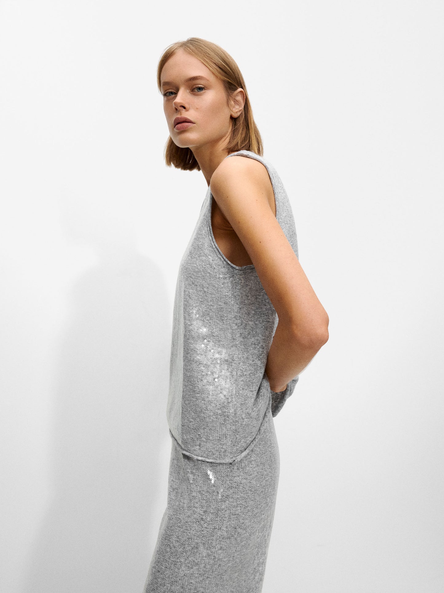 Knit Top With Sequins