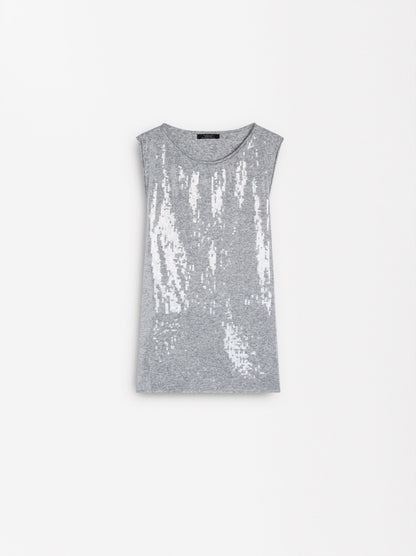 Knit Top With Sequins