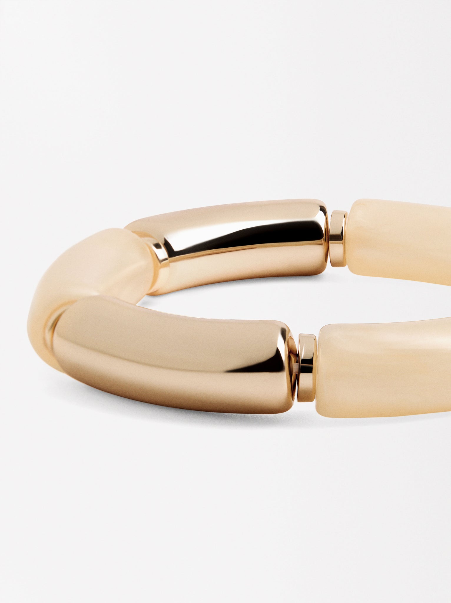 Segmented Golden Bracelet