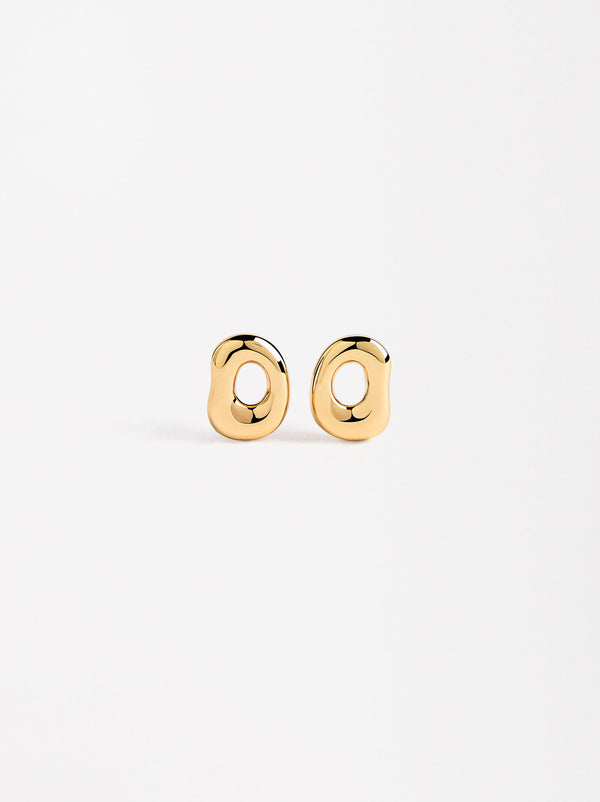 Golden Hoop Earrings