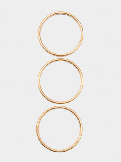 Set Of Plain Bracelets