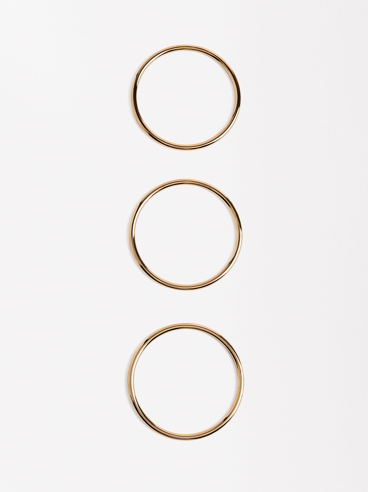 Set Of Plain Bracelets