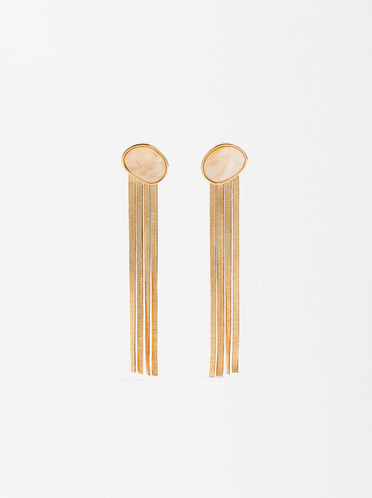 Long Cascade Effect Earrings