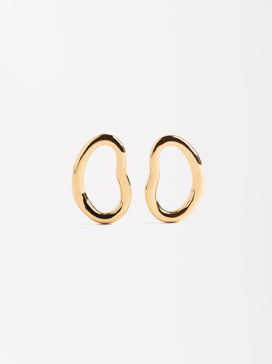 Maxi Oval Hoop Earrings