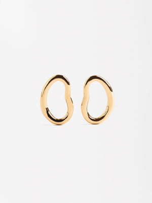 Maxi Oval Hoop Earrings