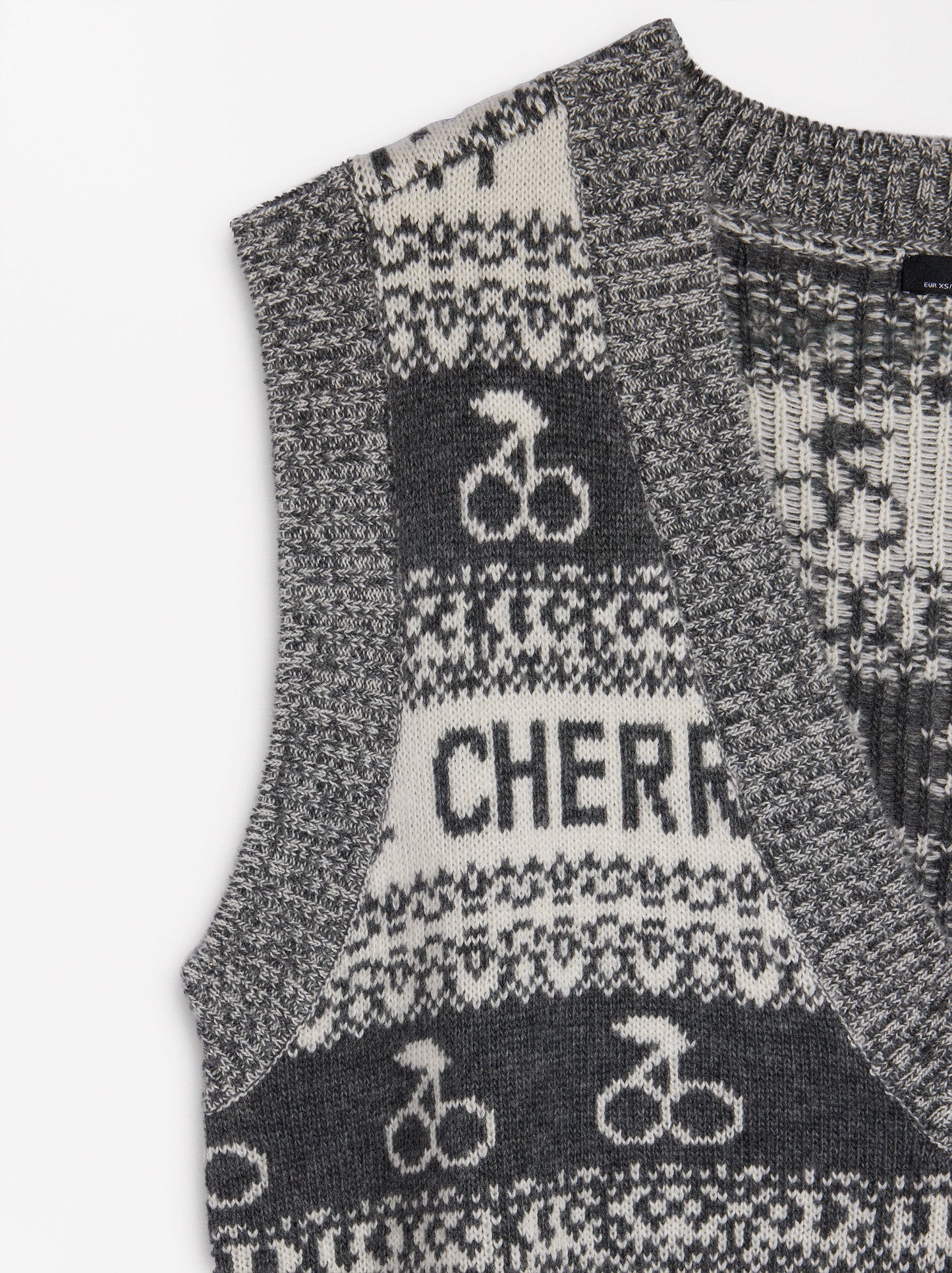 Printed Knit Vest