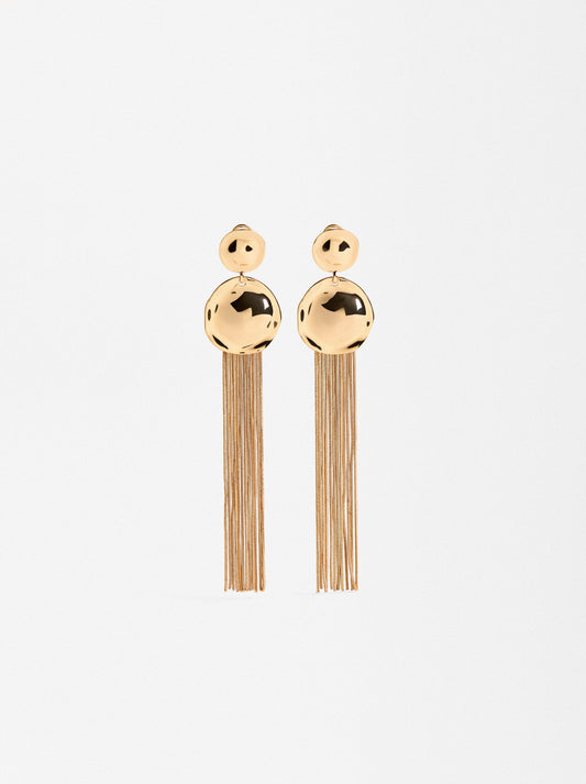 Relief Earrings With Cascade Effect