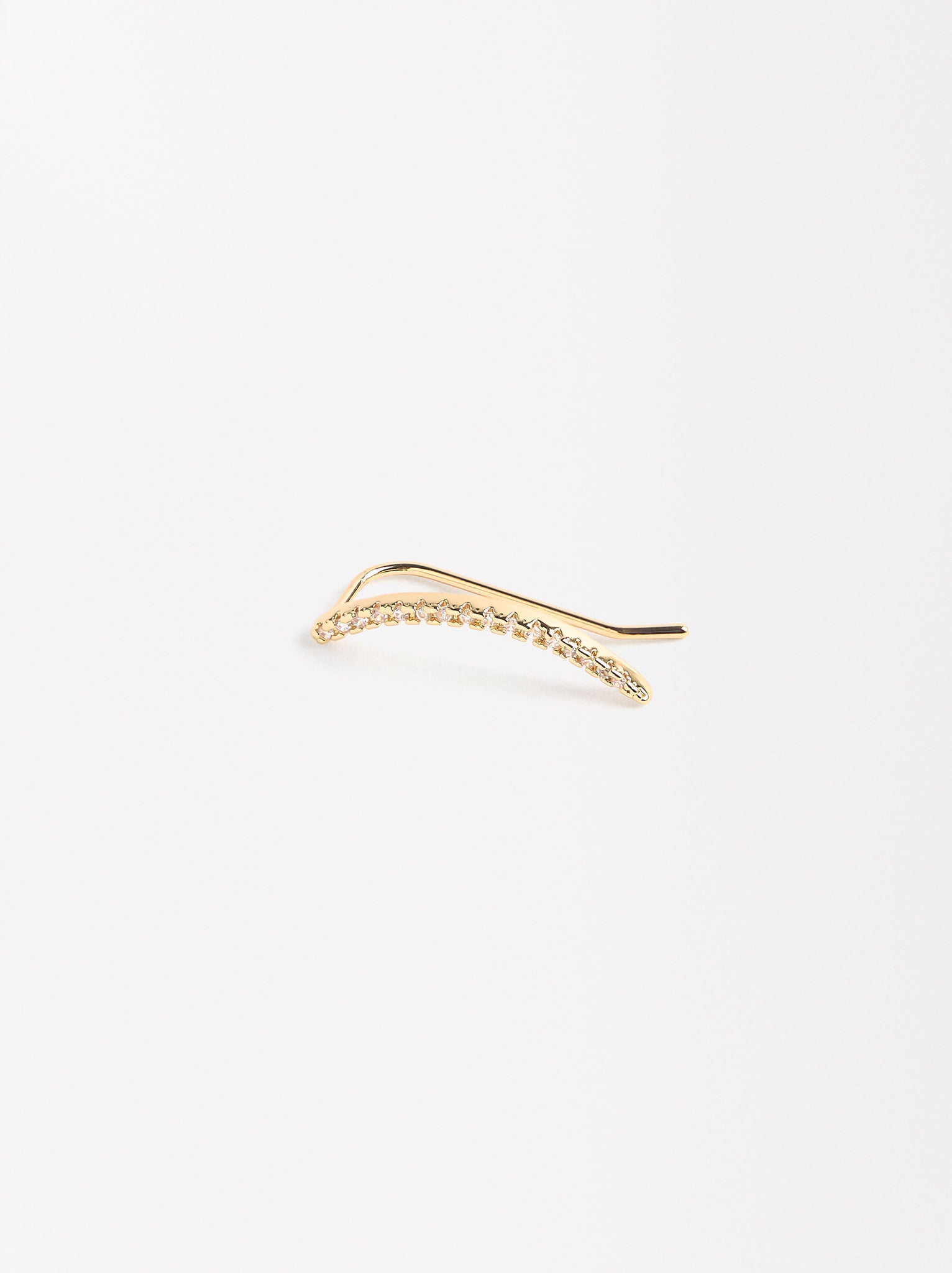 Single Pavé Earjacket With Zirconia